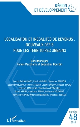 Région et Développement N° 48-2018 Localisation et inégalités de revenus. Nouveaux défis pour les territoires urbains
