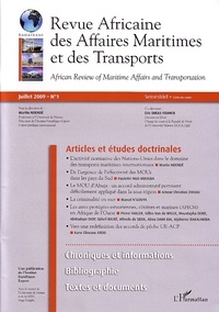 Martin Ndendé - Revue africaine des affaires maritimes et des transports Tome 1, Juillet 2009 : .
