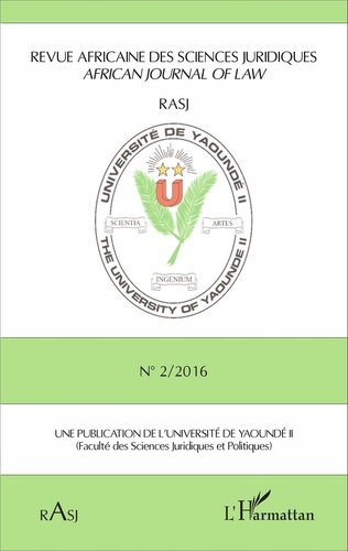 Revue africaine des sciences juridiques N° 2/2016
