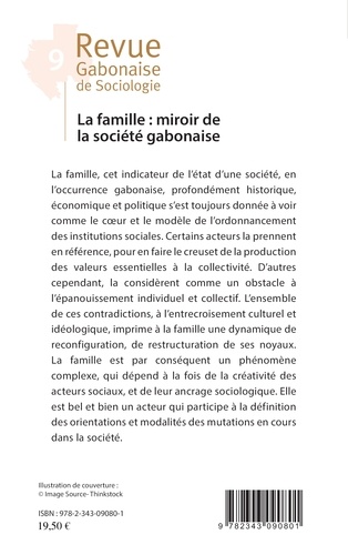 Revue Gabonaise de Sociologie N° 9 La famille : miroir de la société gabonaise