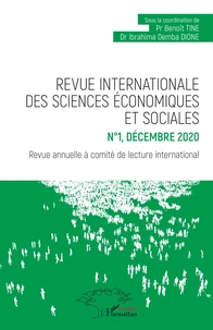 Revue internationale des sciences économiques et sociales N° 1, décembre 2020