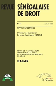 Revue Sénégalaise de droit N° 41, juillet 2025