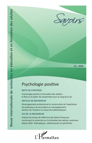 Savoirs N° 54/2020 Psychologie positive