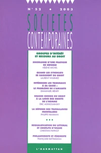 Groupes d'intérêt et recours au droit