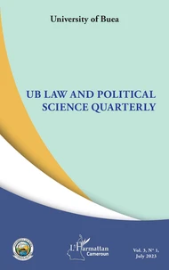 UB Law and Political Science Quarterly Volume 3 N° 1, july 2023