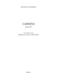 Carmina Tome 4