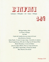 Philippe Sollers - L'Infini N° 146/2020 : .