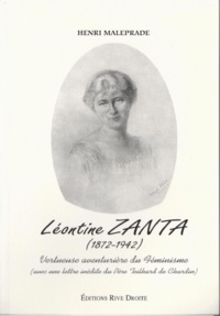 L Zanta - Léontine Zanta - Vertueuse aventurière du féminisme.