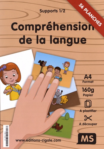  La Cigale - Supports compréhension de la langue MS - 2 volumes : 56 planches + 5 affiches.