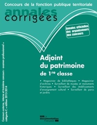  La Documentation Française - Adjoint du patrimoine de 1re classe - Concours externe, concours interne, examen professionnel. Catégorie C.