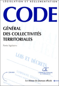  La Documentation Française - Code général des collectivités territoriales - Partie Législative, Edition mise à jour au 1er mars 2000.