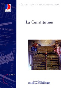  La Documentation Française - La constitution du 4 octobre 1958.