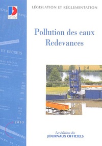  La Documentation Française - Pollution des eaux - Redevances.