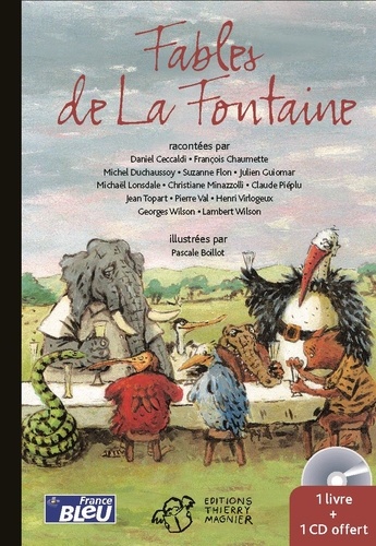  la fontaine (de) jean - Fables de La Fontaine. 1 CD audio