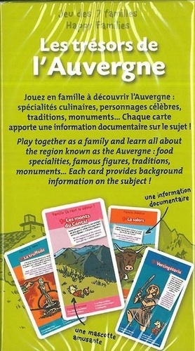 Les Trésors de l'Auvergne. Le jeu de 7 familles
