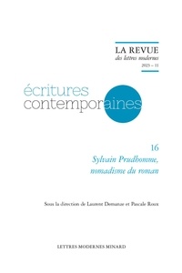 Livres téléchargeables Kindle La Revue des lettres modernes  - 2023 - 11 Sylvain Prudhomme, nomadisme du roman 2023 9782406157267
