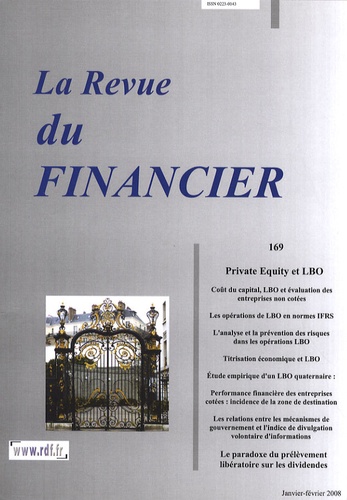 Mondher Cherif - La Revue du Financier N° 169, Janvier-févr : Private Equity et LBO.