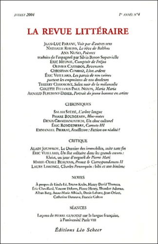La Revue littéraire N° 4, juillet 2004 - Occasion