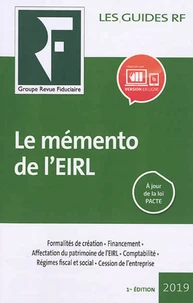 Le mémento de l'EIRL