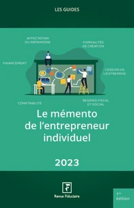 Le mémento de l'entrepreneur individuel