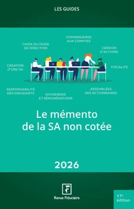 Le mémento de la SA non cotée