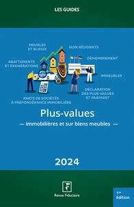 Plus-values immobilières et sur biens meublés
