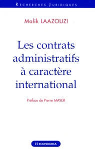 Les contrats administratifs à caractère international
