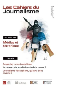 Les Cahiers du Journalisme, V.2, NO3