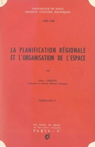 La planification régionale et l'organisation de l'espace (2)