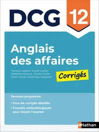Anglais appliqué aux affaires - DCG - Épreuve 12 - Corrigés applications