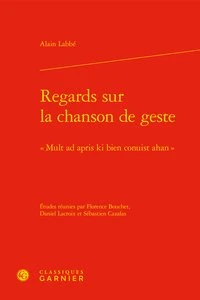 Regards sur la chanson de geste