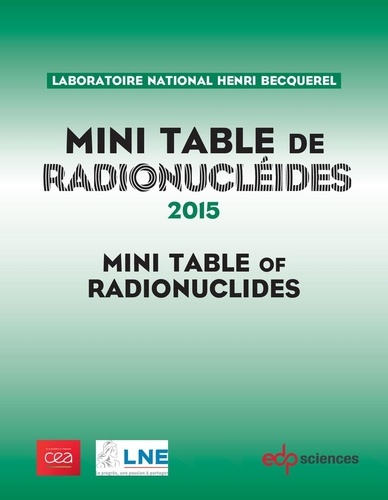 Mini table de radionucléides  Edition 2015