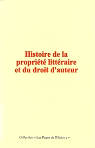 Histoire de la propriété littéraire et du droit d'auteur