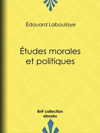 Études morales et politiques