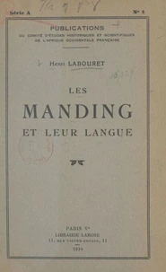Les Manding et leur langue