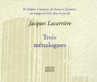 Trois ménologues