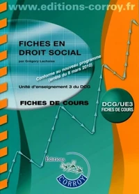 Droit social UE 3 du DCG