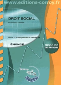 Droit social UE 3 du DCG