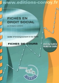 Droit social UE 3 du DCG