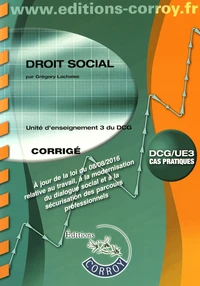 Droit social UE 3 du DCG