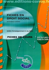 Fiches en droit social. Fiches de cours
