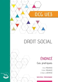 UE3- Droit Social - Enoncé