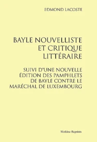 Bayle nouvelliste et critique littéraire