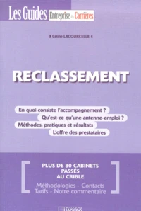 Reclassement. En Quoi Consiste L'Accompagnement ? Qu'Est Ce Qu'Une Antenne-Emploi ? Methodes, Pratiques Et Resultats, L'Offre Des Prestataires
