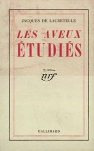 LES AVEUX ETUDIES