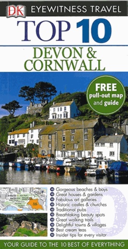  Ladybird books - Devon & Cornwall - Free pull-out map and guide.