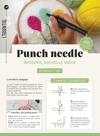 Laetitia Lazerges - Punch needle - Broderie, nouvelle vague.