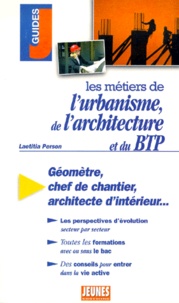 Laetitia Person - Les métiers de l'urbanisme, de l'architecture et du BTP.