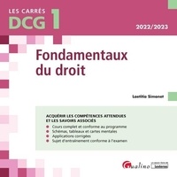 Laëtitia Simonet - Fondamentaux du droit DCG 1.