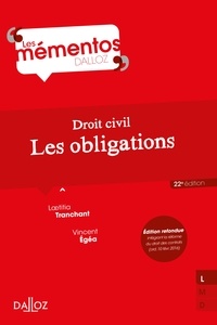 Laetitia Tranchant et Vincent Égéa - Droit civil. Les obligations.
